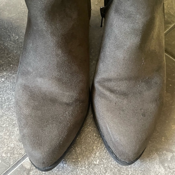 Spring over the knee dark grey boots - Picture 4 of 6